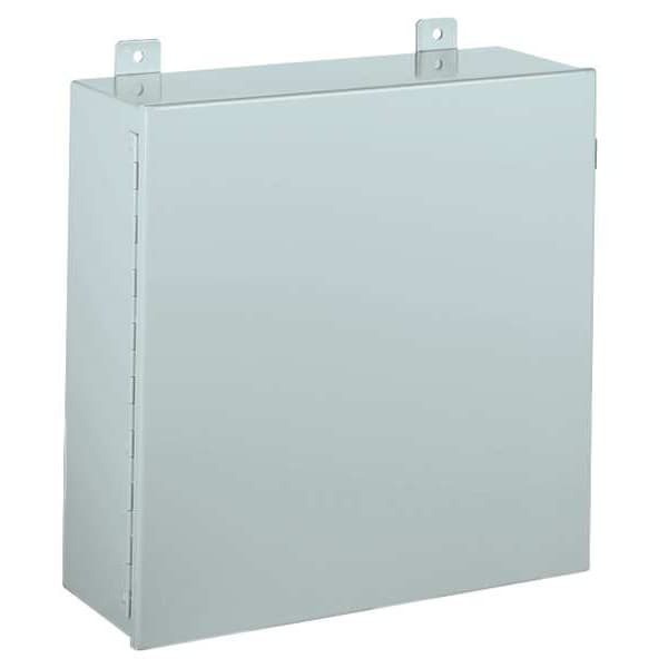 Wiegmann Carbon Steel Electrical Enclosures, 36 in H, 11 in D, 24 in W, NEMA 12, Hinged - B362411CH