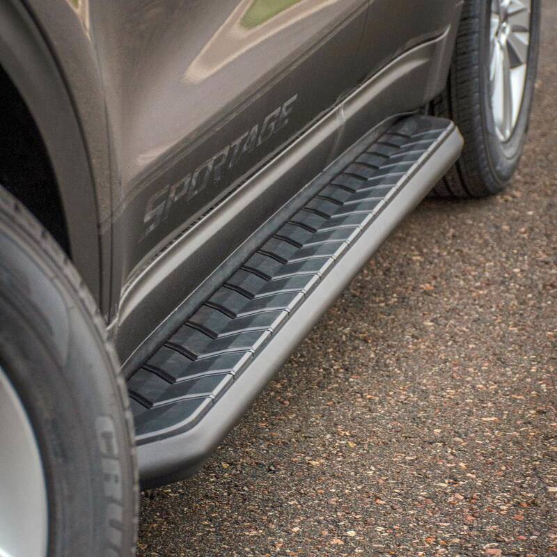 Aries AeroTread 5 x 73-Inch Black Stainless SUV Running Boards, Select Chevrolet Blazer - 2061041