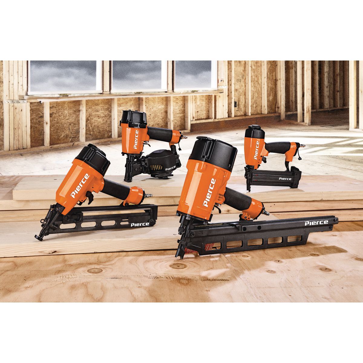 Pistola remachadora profesional de acabado para madera dura de calibre 15 - 64252