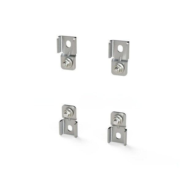 Saginaw Control & Engineering Mounting Kit, 3 in. H x 1-1/2 in. W x 2 in. L, 316 Stainless Steel, 4 PK - SCE-ELMFK4SS6-OS