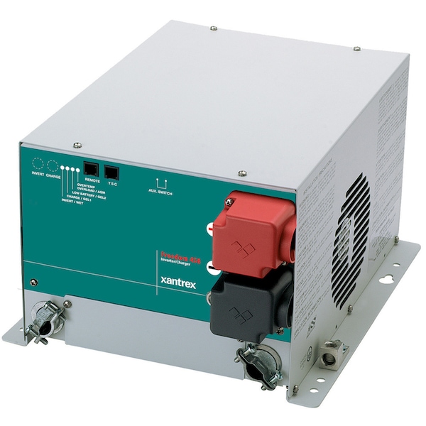 Xantrex Power Inverter and Battery Charger, Modified Sine Wave, 2,500 W Continuous, 2 Outlets - 81-2530-12