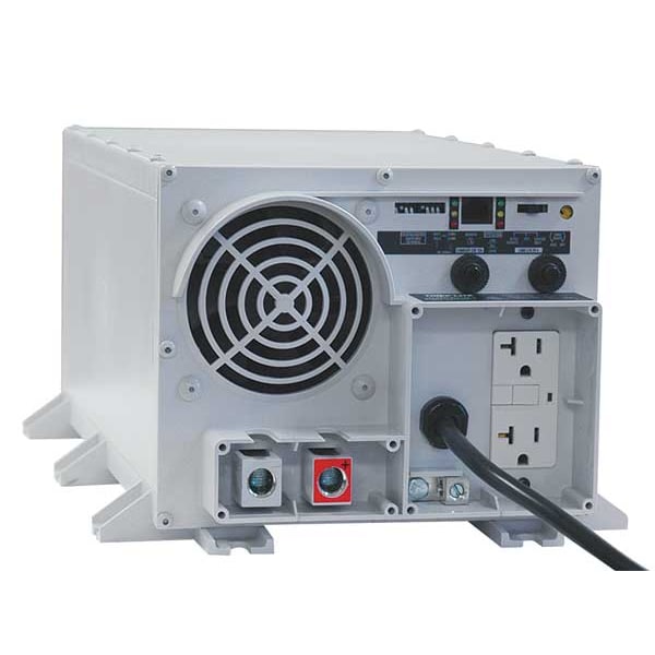 Tripp Lite Power Inverter and Battery Charger, Modified Sine Wave, 4,000 W Peak, 2,000 W Continuous, 2 Outlets - UT2012UL