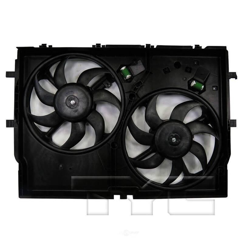 TYC Dual Radiator and Condenser Fan Assembly - 623730