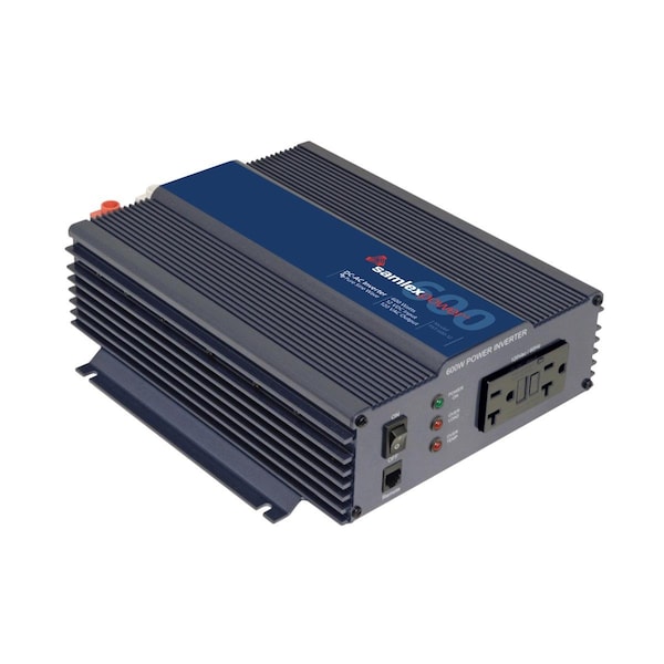 Samlex America 12 volt 600 watts Pure Sine Inverter for 120 VAC - SAMPST-600-12