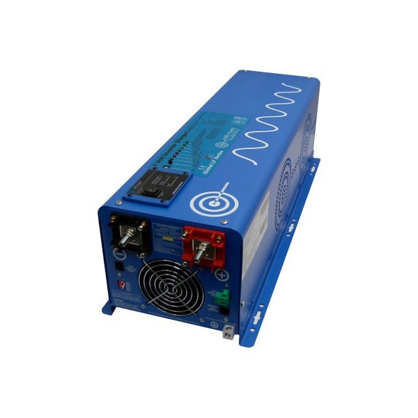 Aims Power Power Inverter and Battery Charger, Pure Sine Wave, 8,000 W Peak, 4,000 W Continuous - PICOGLF40W12120240VS