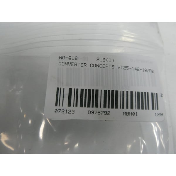 Converter Concepts POWER SUPPLY 10-40V-DC 5A AMP DC TO AC INVERTER - VT25-142-10/FB