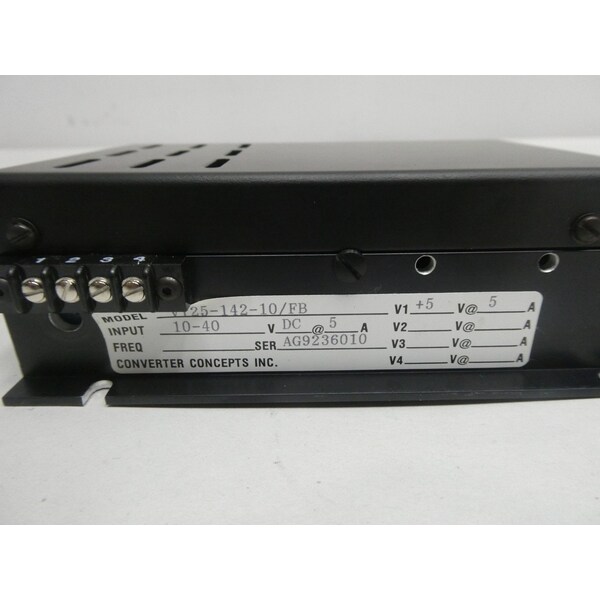 Converter Concepts POWER SUPPLY 10-40V-DC 5A AMP DC TO AC INVERTER - VT25-142-10/FB