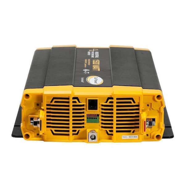 Go Power! Power Inverter, Pure Sine Wave, 2,650 W Peak, 1,500 W Continuous, 2 Outlets - 79950
