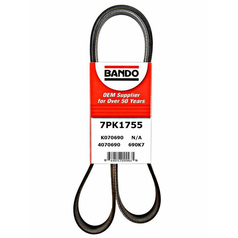 Bando Rib Ace Precision Engineered V-Ribbed Belt - Main Drive - 7PK1755