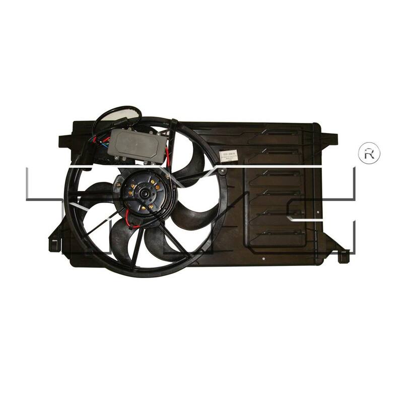 TYC Dual Radiator and Condenser Fan Assembly 2010-2013 Mazda 3 2.3L 2.0L 2.5L - 622400