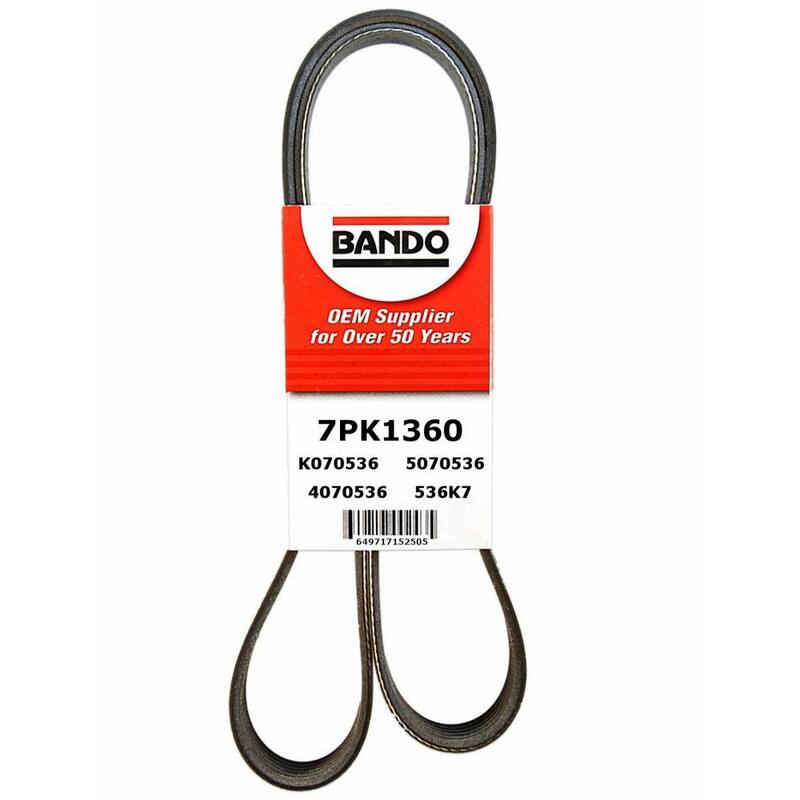 Bando Rib Ace Precision Engineered V-Ribbed Belt - Main Drive - 7PK1360