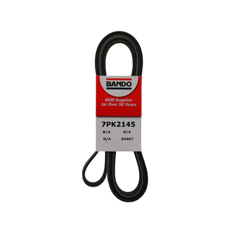Bando Rib Ace Precision Engineered V-Ribbed Belt - Water Pump, Alternator, Air Conditioning and Power Steering - 7PK2145