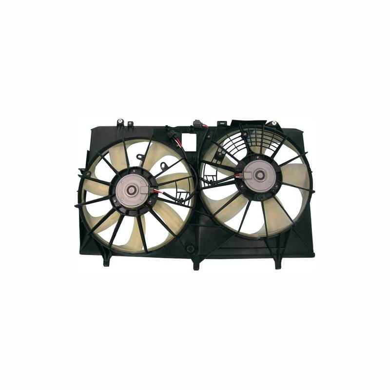 TYC Dual Radiator and Condenser Fan Assembly - 622670