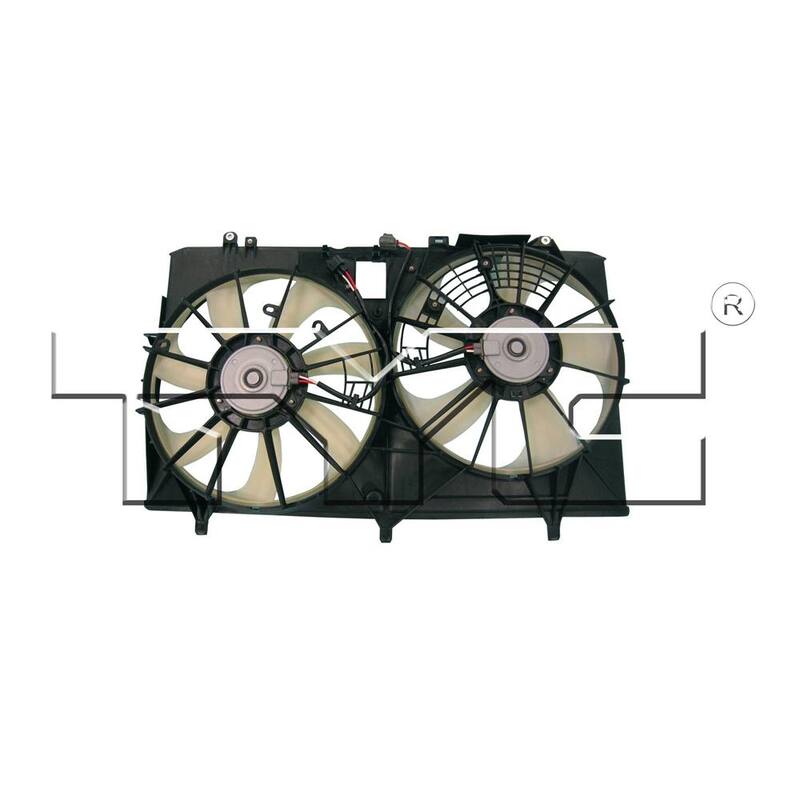 TYC Dual Radiator and Condenser Fan Assembly - 622670