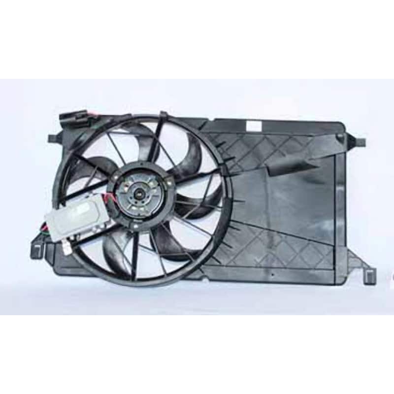 TYC Dual Radiator and Condenser Fan Assembly 2004-2009 Mazda 3 2.3L 2.0L - 621270