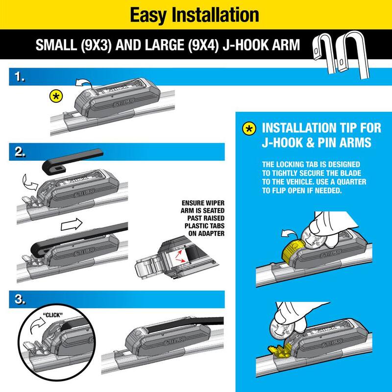 Rain-X 22 in. Latitude 2-in-1 Water Repellency Wiper Blade - 5079279-2
