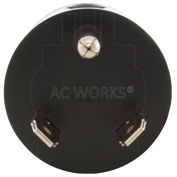 Ac Works 2 Pack RV 30A TT-30P Plug to 5-20R 15/ 20A Household Outlet - RVTT520-BK-2PK
