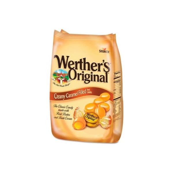 Caramelos duros Werther's Original, Caramelo con Relleno de Caramelo, Bolsa de 30 oz. - SUL03699