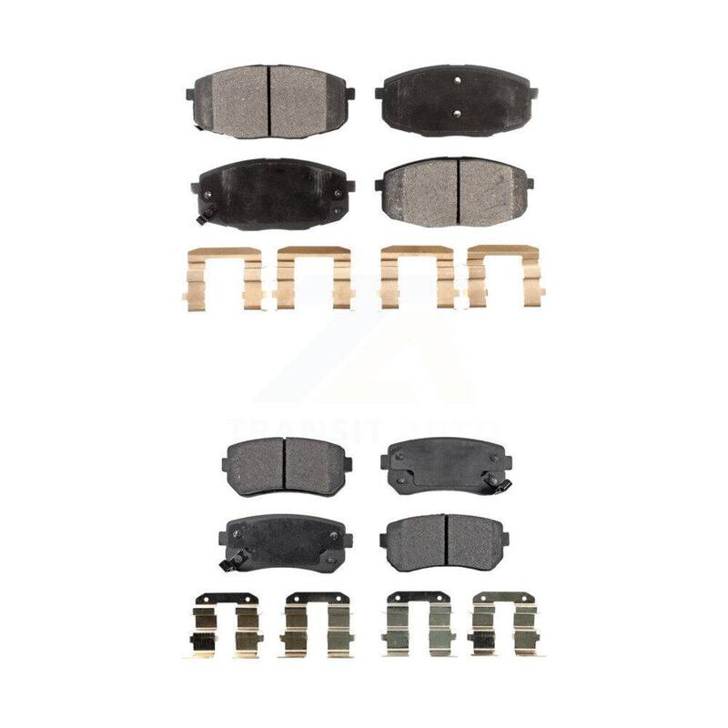 TEC Front Rear Ceramic Brake Pads Kit For Hyundai Elantra Kia Forte Koup Forte5 KTC-100176 - KTC-100176