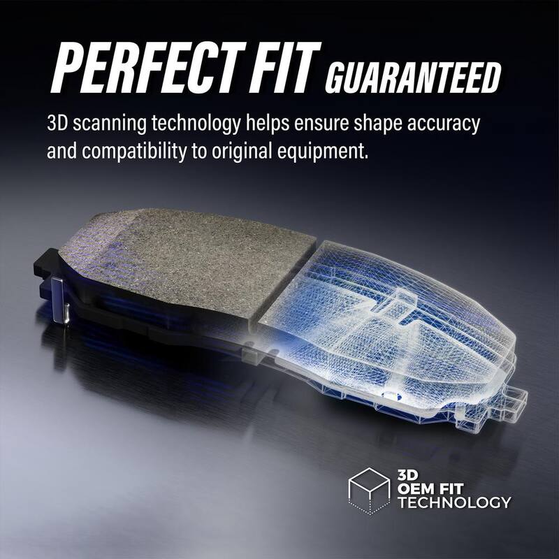 TEC Front Rear Ceramic Brake Pads Kit For Hyundai Elantra Kia Forte Koup Forte5 KTC-100176 - KTC-100176