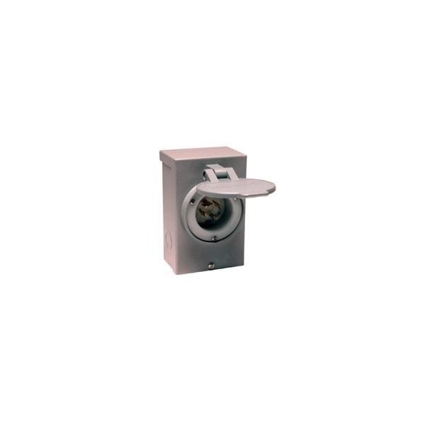 Reliance Controls RELIANCE CONTROLS PB30 Power Inlet Box, 30 A, 125/250 V - PB30RC