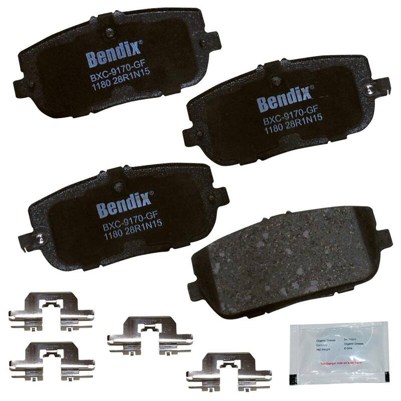 Bendix Premium Copper Free Disc Brake Pad Set 2003-2008 Toyota Corolla 1.8L - CFC1180