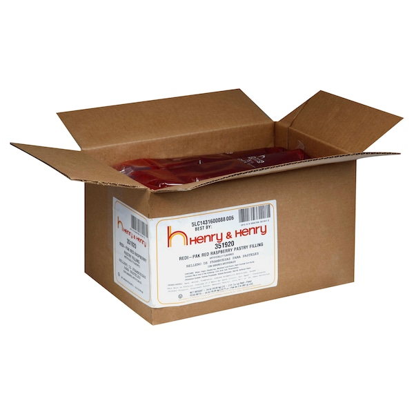 Henry y Henry Redi-Pak Relleno de Frambuesa Roja 2lbs, PK12 - 10201797