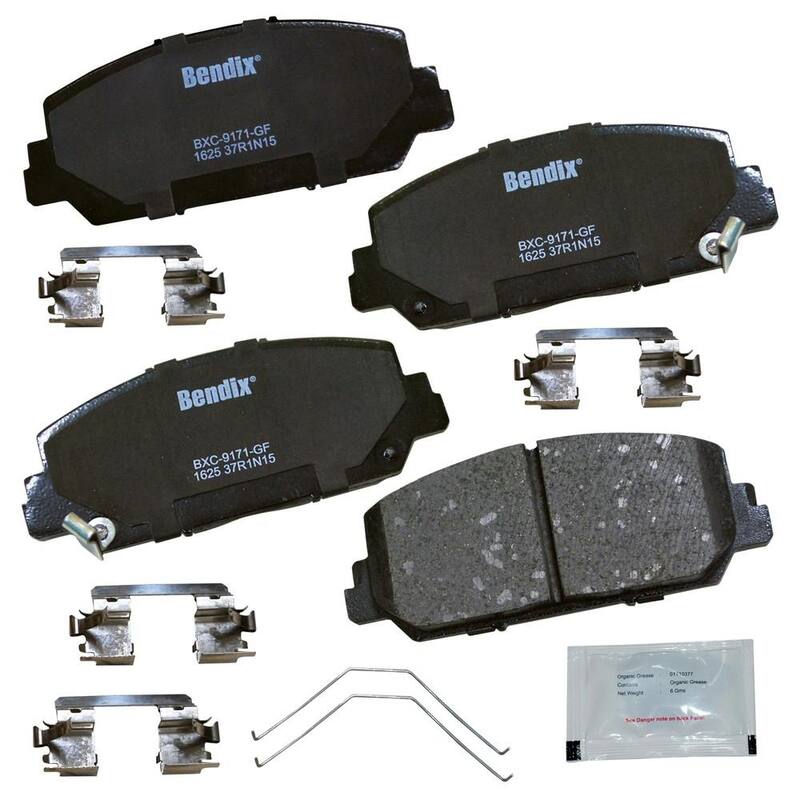 Bendix Premium Copper Free Disc Brake Pad Set 1998-2001 Acura Integra 1.8L - CFC1625