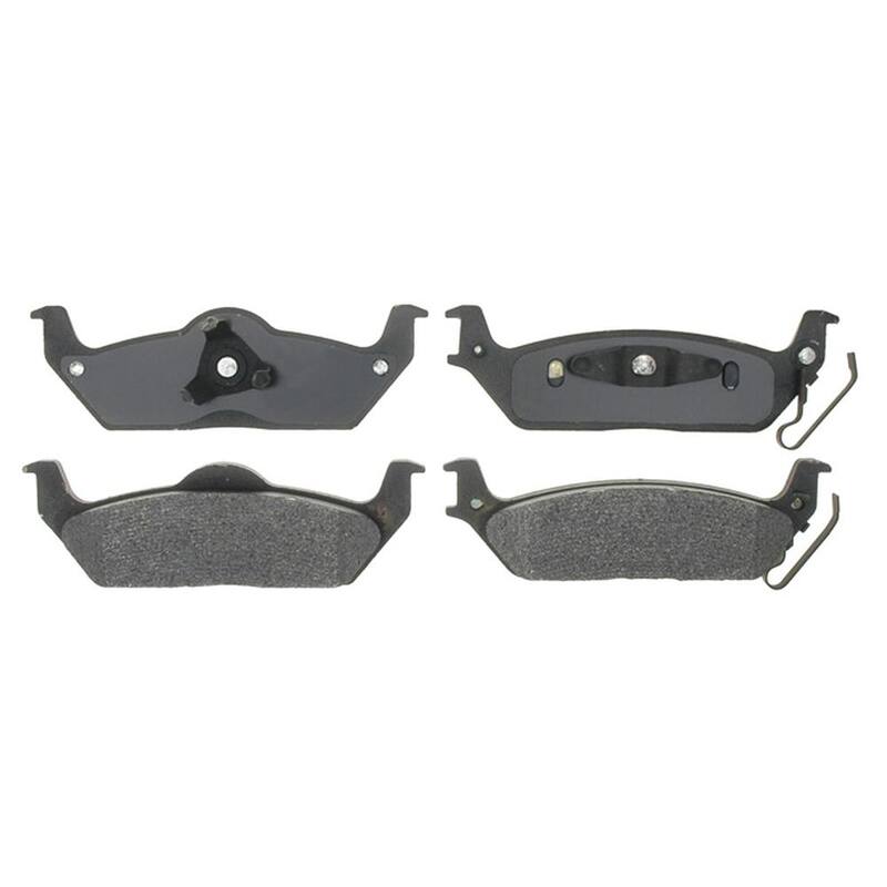 ACDelco Semi Metallic Disc Brake Pad - Rear - 14D1012M