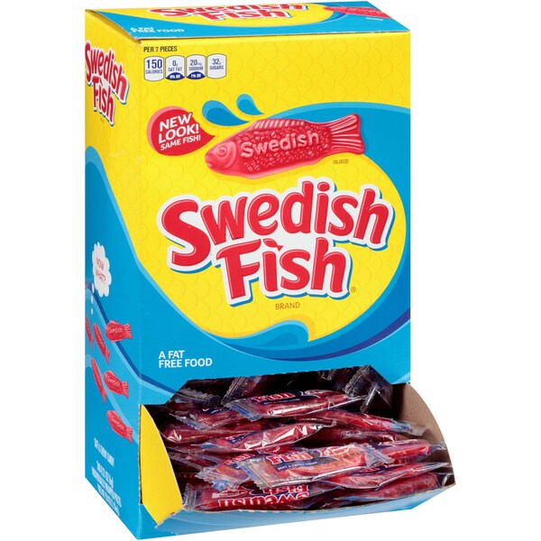 Pescado sueco Swedish Fish sin grasa dulce suave 50 oz., pqt de 8 - 43146