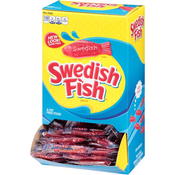 Pescado sueco Swedish Fish sin grasa dulce suave 50 oz., pqt de 8 - 43146
