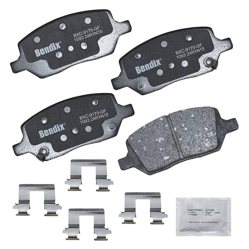 Bendix Premium Copper Free Disc Brake Pad Set 1995-1997 Honda Accord - CFC1093