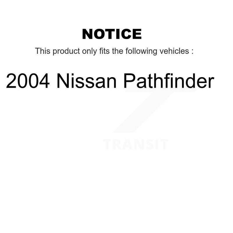 TEC Front Rear Ceramic Brake Pads Kit For 2004 Nissan Pathfinder KTC-100433 - KTC-100433