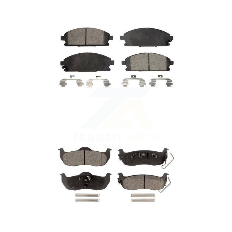 TEC Front Rear Ceramic Brake Pads Kit For 2004 Nissan Pathfinder KTC-100433 - KTC-100433