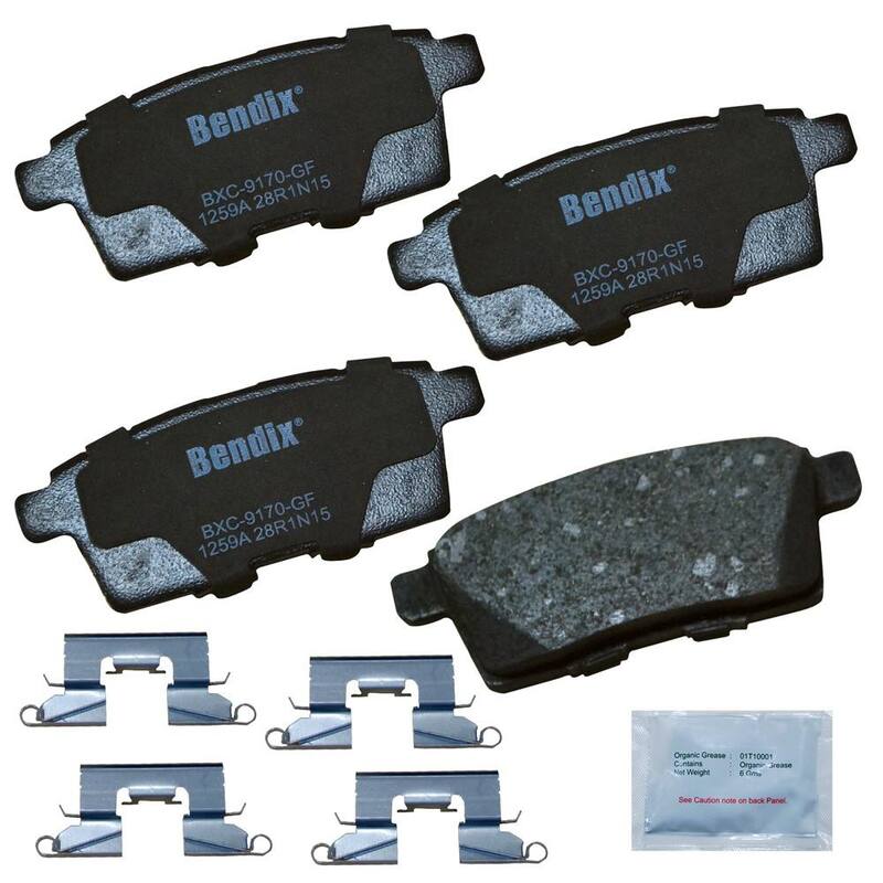 Bendix Premium Copper Free Disc Brake Pad Set 2007-2010 Lincoln MKX - CFC1259A