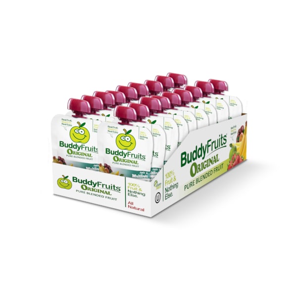 Frutas compañeras Bocadillo Puro de Mezcla Multi-Fruta 3.2 oz., paquete de 18 - 1852174