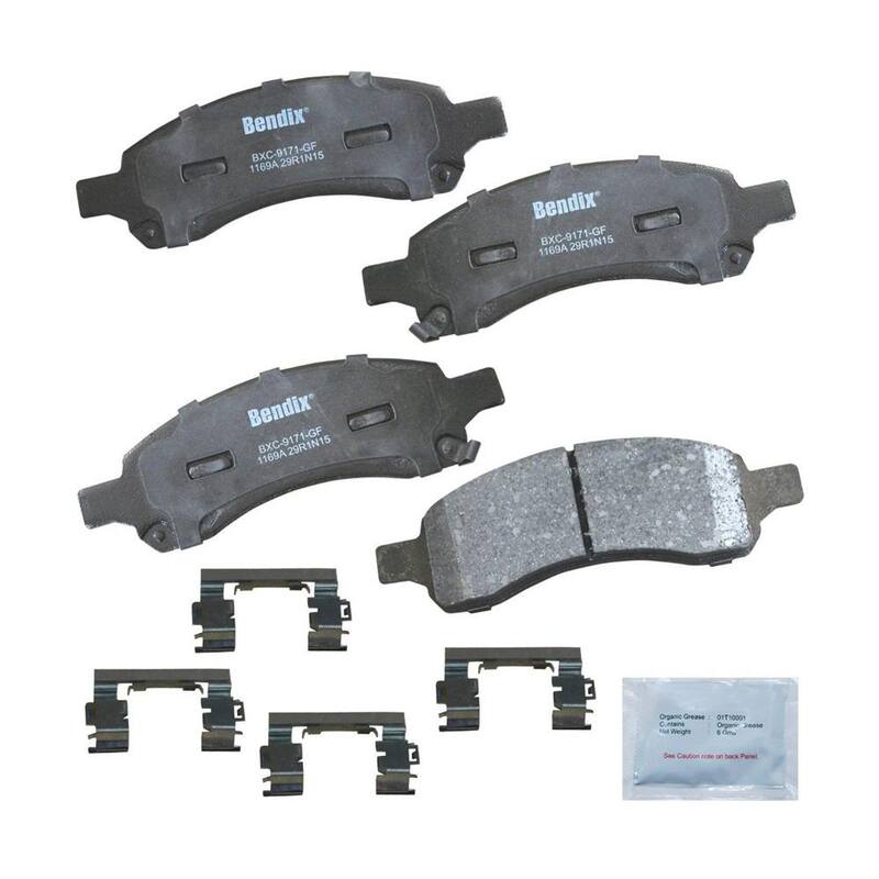 Bendix Premium Copper Free Disc Brake Pad Set 2003-2004 Honda Civic 2.0L - CFC1169A