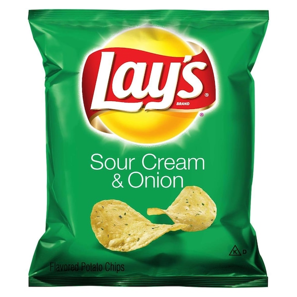 Papas Lay's Lay's Sabor Crema Agria y Cebolla 1 oz., PK104 - 11054