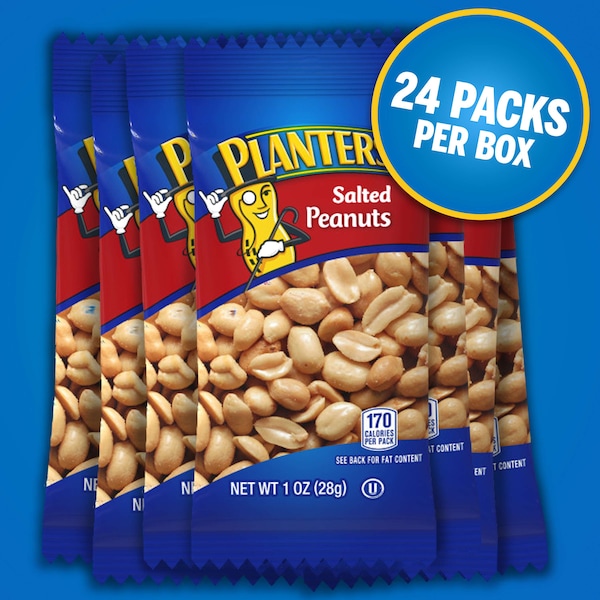 Planters Planters Cacahuate Salado de 1 oz. sin precio, TUBO, PK288 - 10029000076829