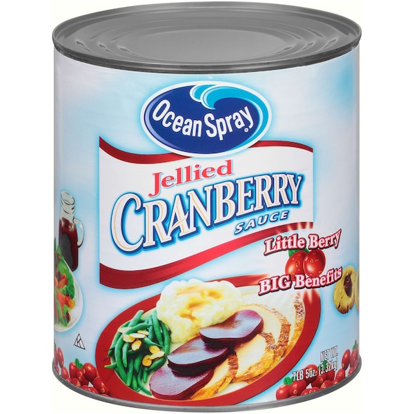 Ocean Spray Salsa de Arándano en Gelatina 117 oz., Paquete de 6 - 01400