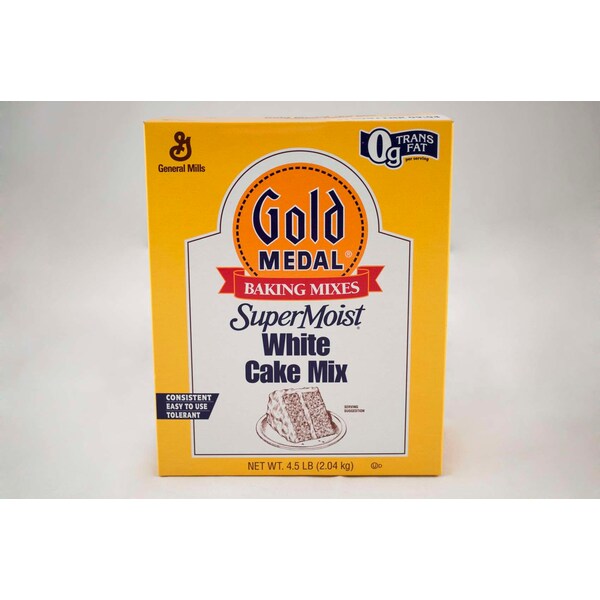 Mezcla para pastel Supermoist Gold Medal Súper Húmedo Blanco 4.5lbs, Paquete de 6 - 16000-12219
