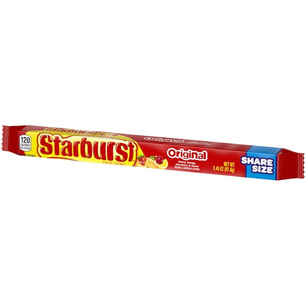 Starburst Original Tamaño Compartir Dulces de Caramelo Masticables de Frutas 3.45 oz., 144 piezas - 108379