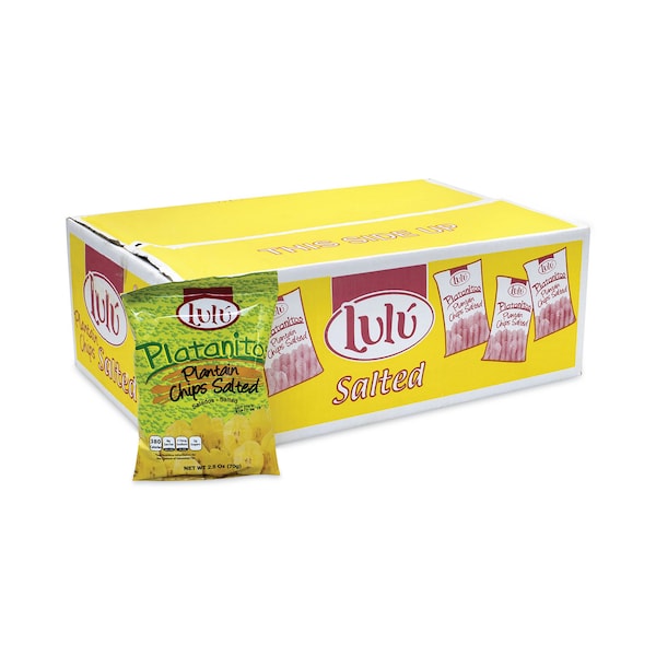 Lul Platanitos - Papas de plátano, paquete de 25 oz, PK30, 30PK - 168