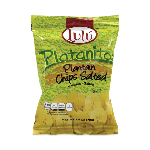 Lul Platanitos - Papas de plátano, paquete de 25 oz, PK30, 30PK - 168