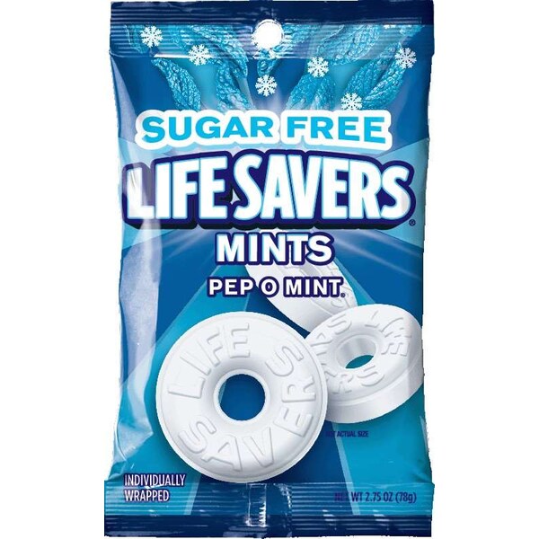 Mentas salvavidas Lifesavers duras sabor a Pepomint de 2.75 oz., paquete de 12 - 384719