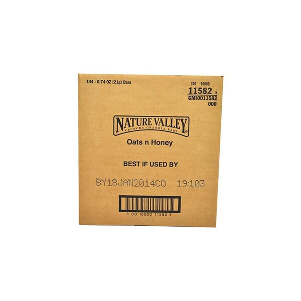 Nature Valley Granola Crujiente de Avena y Miel Kosher .74 oz., paquete de 144 - 16000-11582