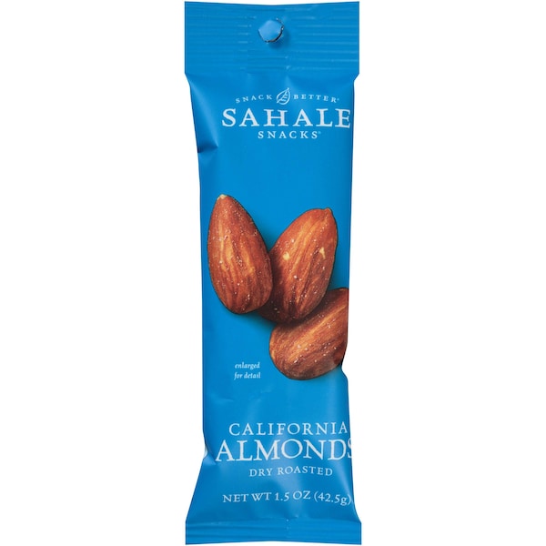 Sahale Snacks Sahale 1.5 oz. Almendra de California, Paquete de 18 - 9386900329