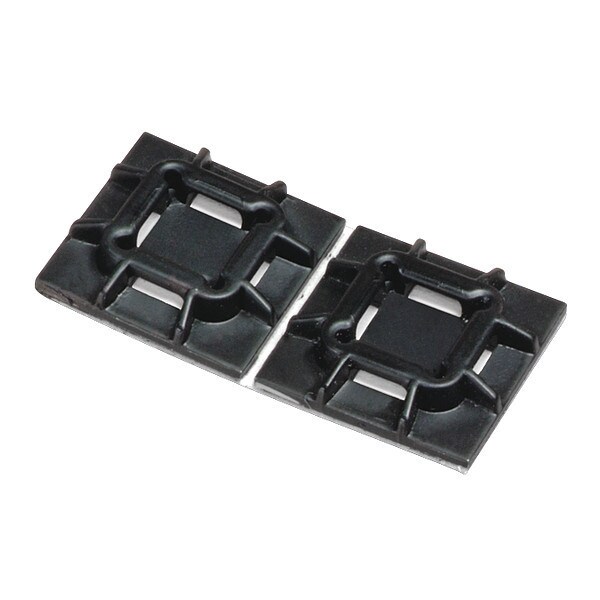 Panduit Adhmnt, Acrylicadh, .75x.75in, Nat, PK100 - SGABM20-AT-C0