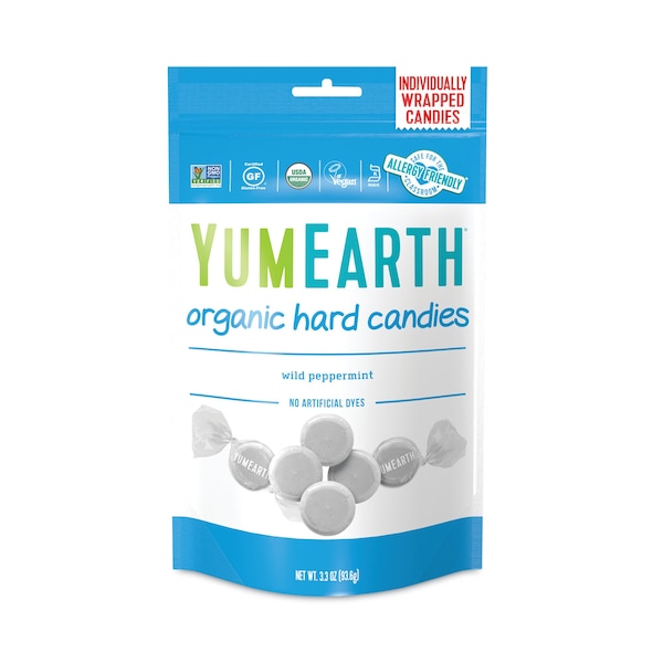 Yumearth Dulces Orgánicos de Menta Salvaje, Duros, 33 oz por Bolsa, PAQ3, 3PK - 193