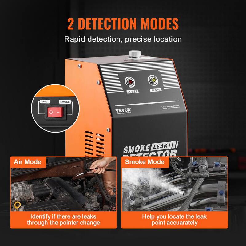 VEVOR Automotive Smoke Machine Leak Detector EVAP Fuel Smoke Machine Leak Tester 2 Detection Modes - YWCLYLSDQBWL3HKAIV9